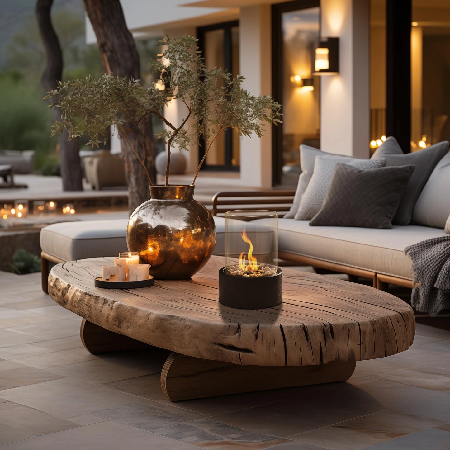 Norvo | TableFlame | Elegant & Moderne Bord Brann Lantern