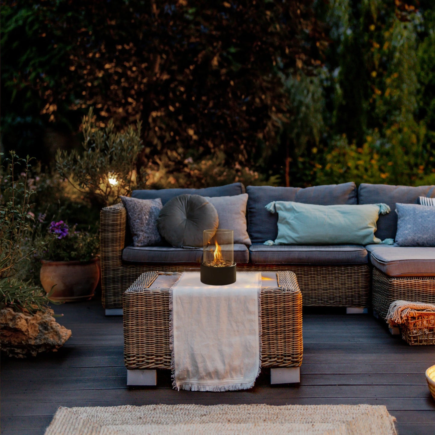 Norvo | TableFlame | Elegant & Moderne Bord Brann Lantern