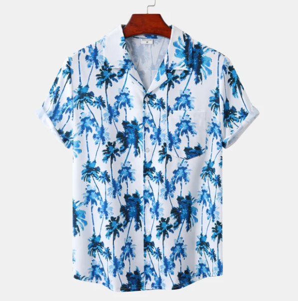 Norvo | Hawaii Surf Floral Skjorte for Menn
