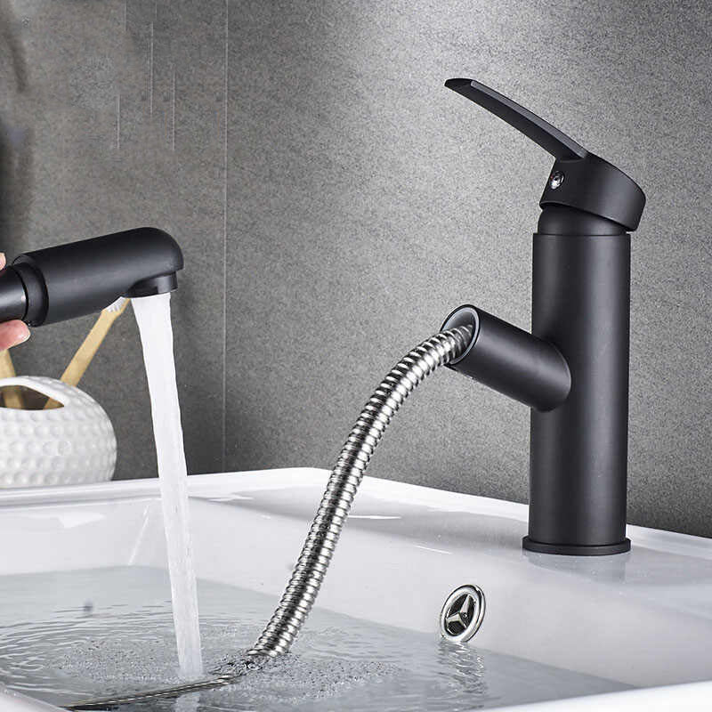 Norvo | Sinkkraner med uttrekkbar spray Norvo | Blandebatteri