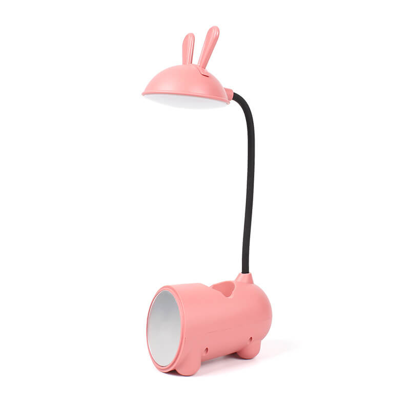 Norvo | Tegneserie Kreativ Kanin LED Berørings USB Pennholdere Skrivbord Lampe