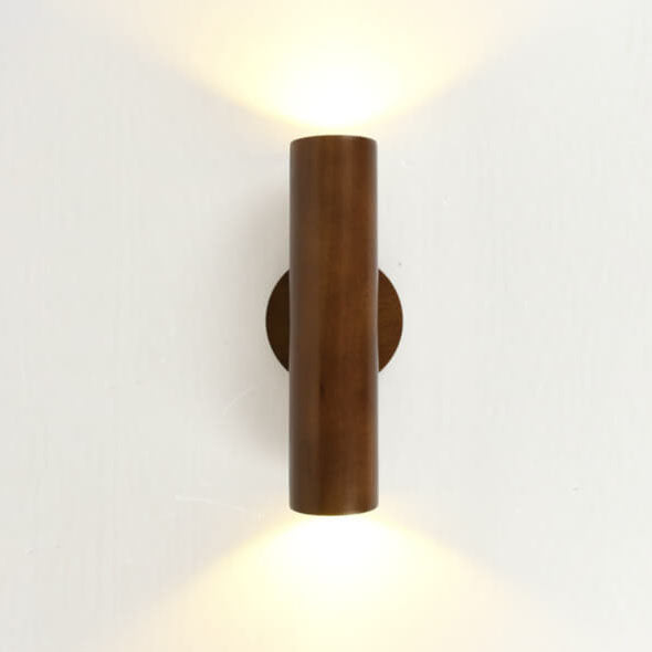 Norvo | Moderne enkel varm massiv tre strippet dobbel hode LED vegglampe