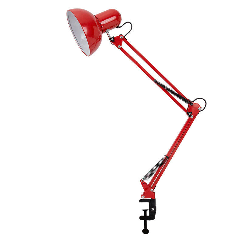 Norvo | Moderne minimalistisk sammenleggbar bordlampe med lang arm og klemme laget av ABS med 1 lys for soverommet