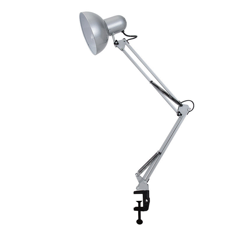 Norvo | Moderne minimalistisk sammenleggbar bordlampe med lang arm og klemme laget av ABS med 1 lys for soverommet