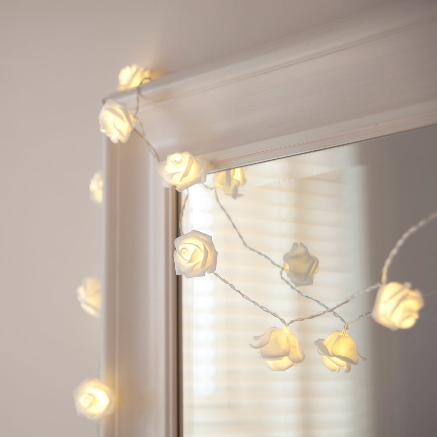 Norvo | 30 LED Rose Fe Fairy Lights varm hvit