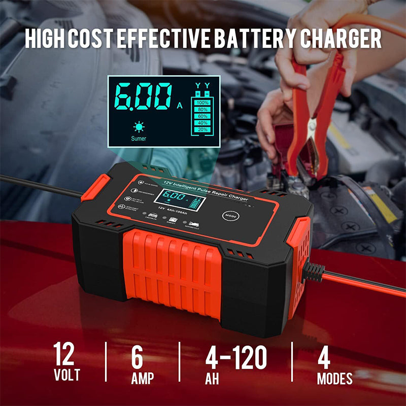 Norvo | Batterilader 12V 8A/24V 4A