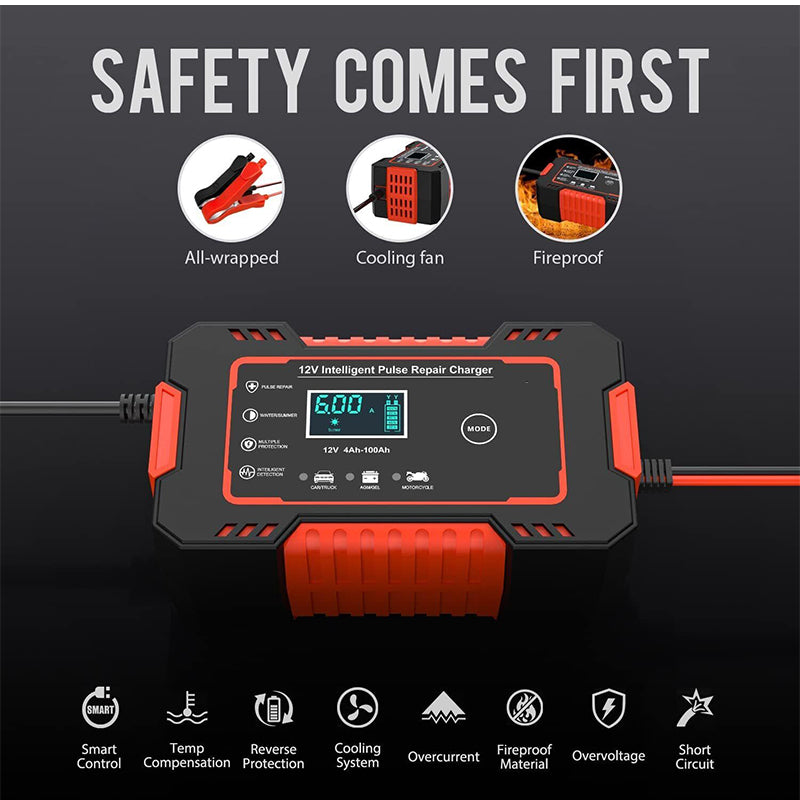 Norvo | Batterilader 12V 8A/24V 4A