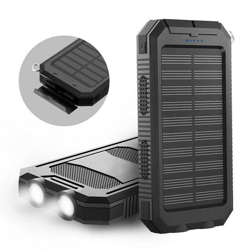 Norvo | Vanntett solcelle powerbank med 30000mAh for utendørs eventyr