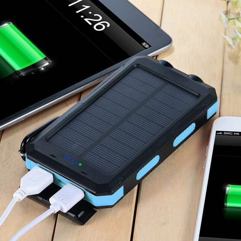 Norvo | Vanntett solcelle powerbank med 30000mAh for utendørs eventyr