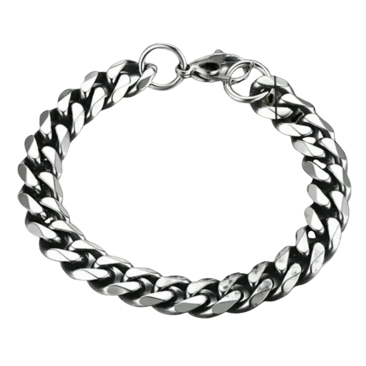 Norvo | Armored Chain Rustfritt Stål Armbånd med Justerbart Design