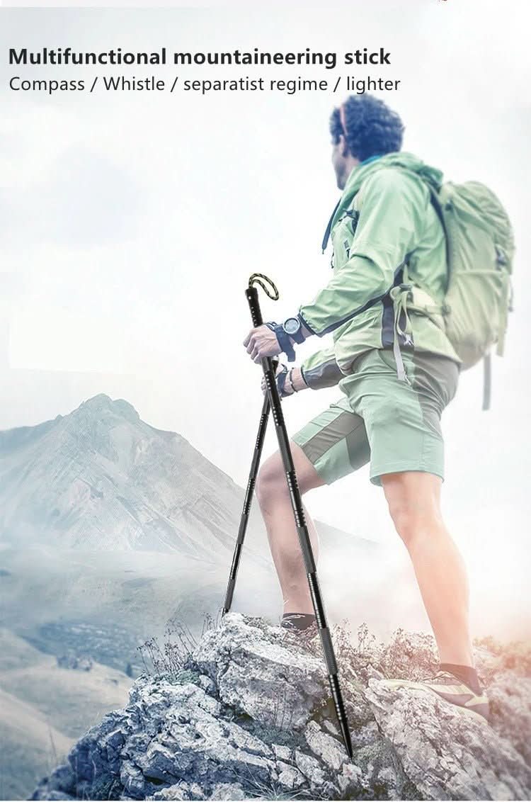 Norvo | Sammenleggbar Turstav med Inkludert Multiverktøy