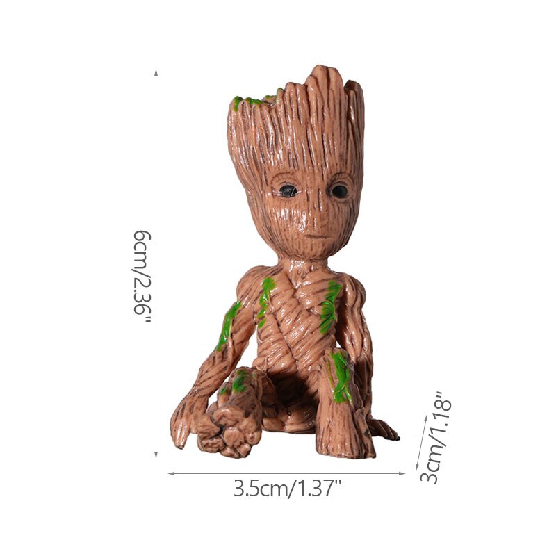 Norvo | Cartoon Stor Miniature Figur: Lekfull Kontor Dekorasjon