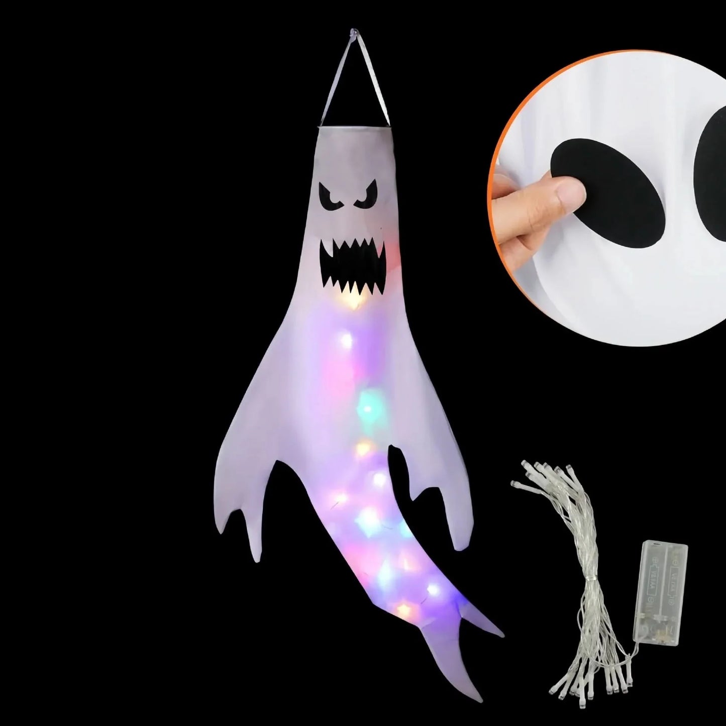 Norvo | Halloween Hengende Spøkelse Lys – LED Utendørs Dekor