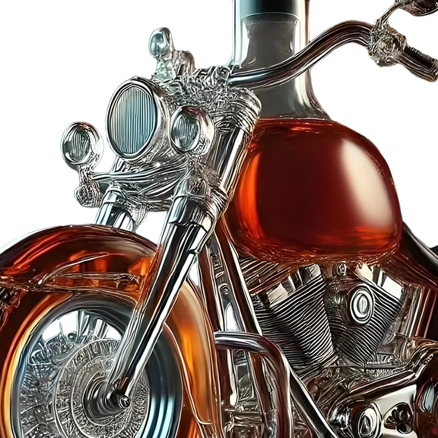 Norvo | Harley Motorcycle Formet Whiskey Karaffel for Hjemmebar