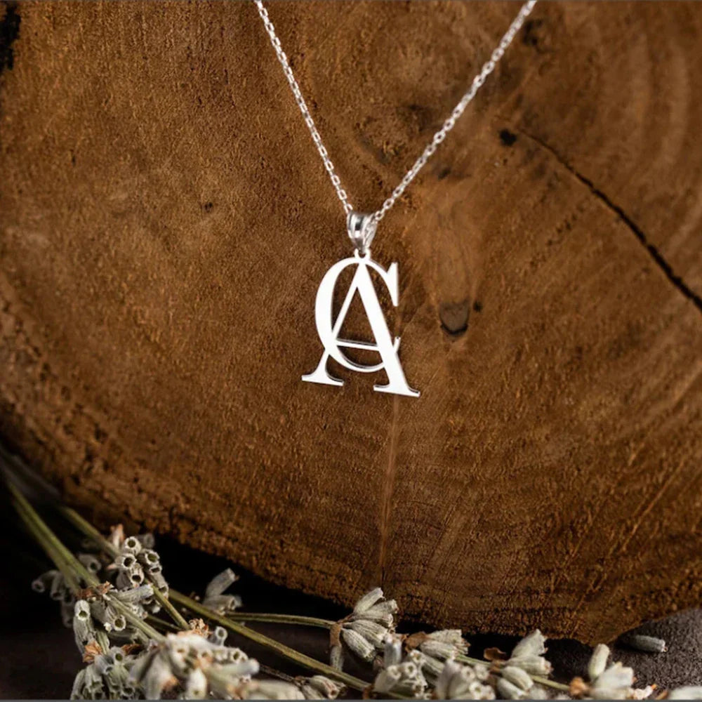 Norvo | Minimal personlig monogram halskjede