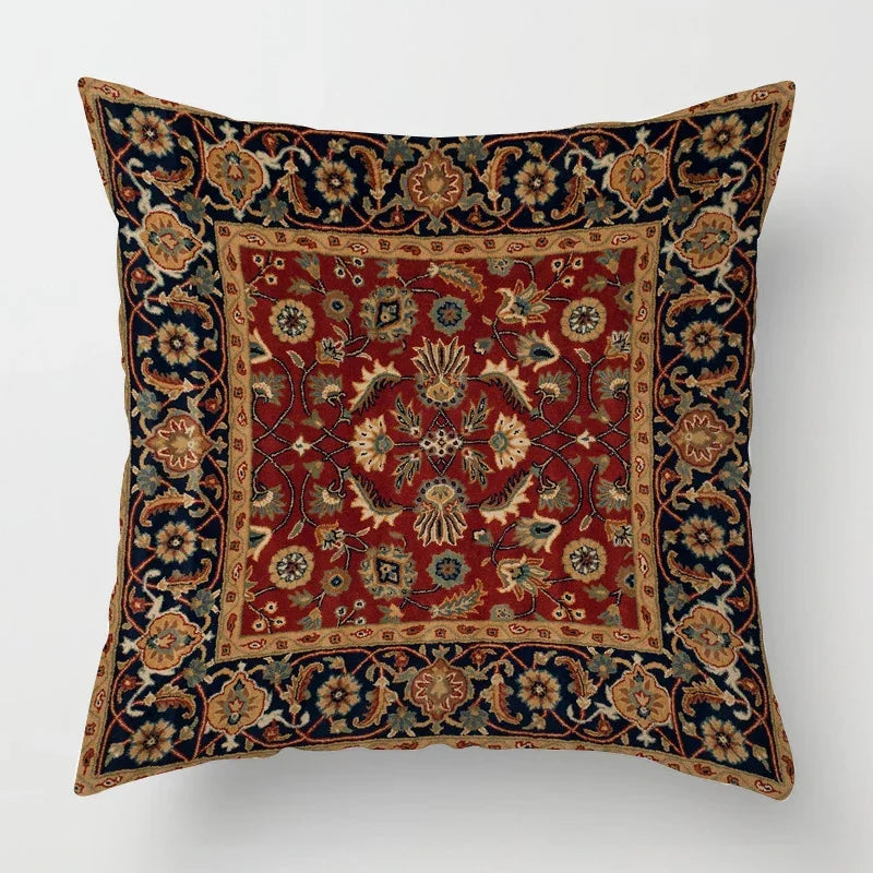 Marokkansk putevar med orientalsk mønster – Dekor for stue og kontor, høy kvalitets putevar i boho stil for sofa og sitteområde