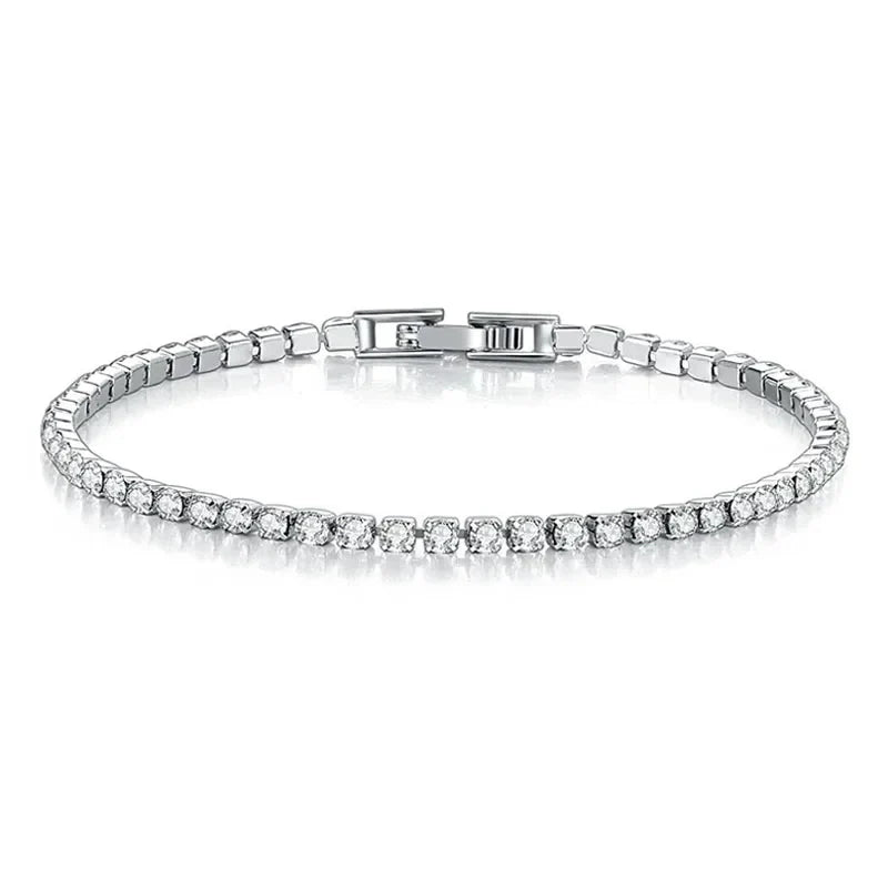 Norvo | Tennisarmbånd – Skinne med holdning: Eleganse i sterling sølv og hip-hop stil!