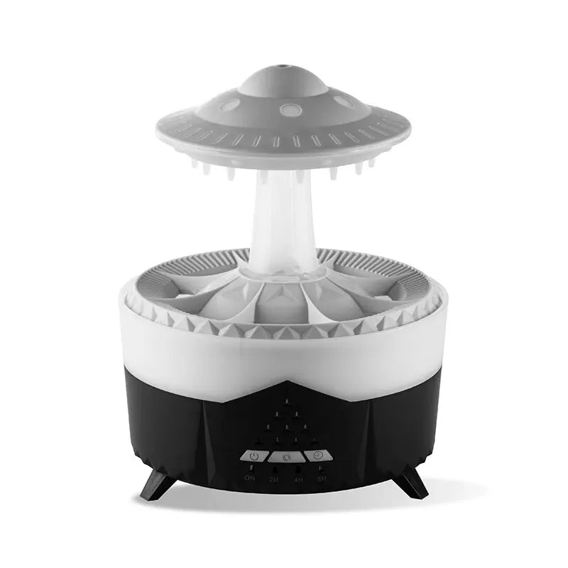 Norvo | UFO Luftfukter | Ultralyd Aromaterapi Diffuser med Fjernkontroll - Grosven