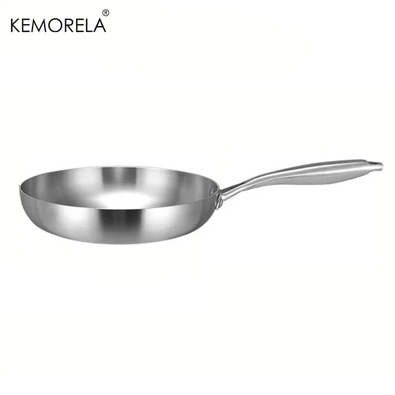 Norvo | Profesjonell Kjele-Panne - 304 Rustfritt Stål, 2MM tykk 5-lags Stål panne & Kjele