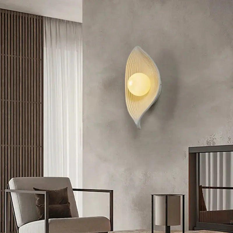 Norvo | Vegglampe LED blad gull Elegant