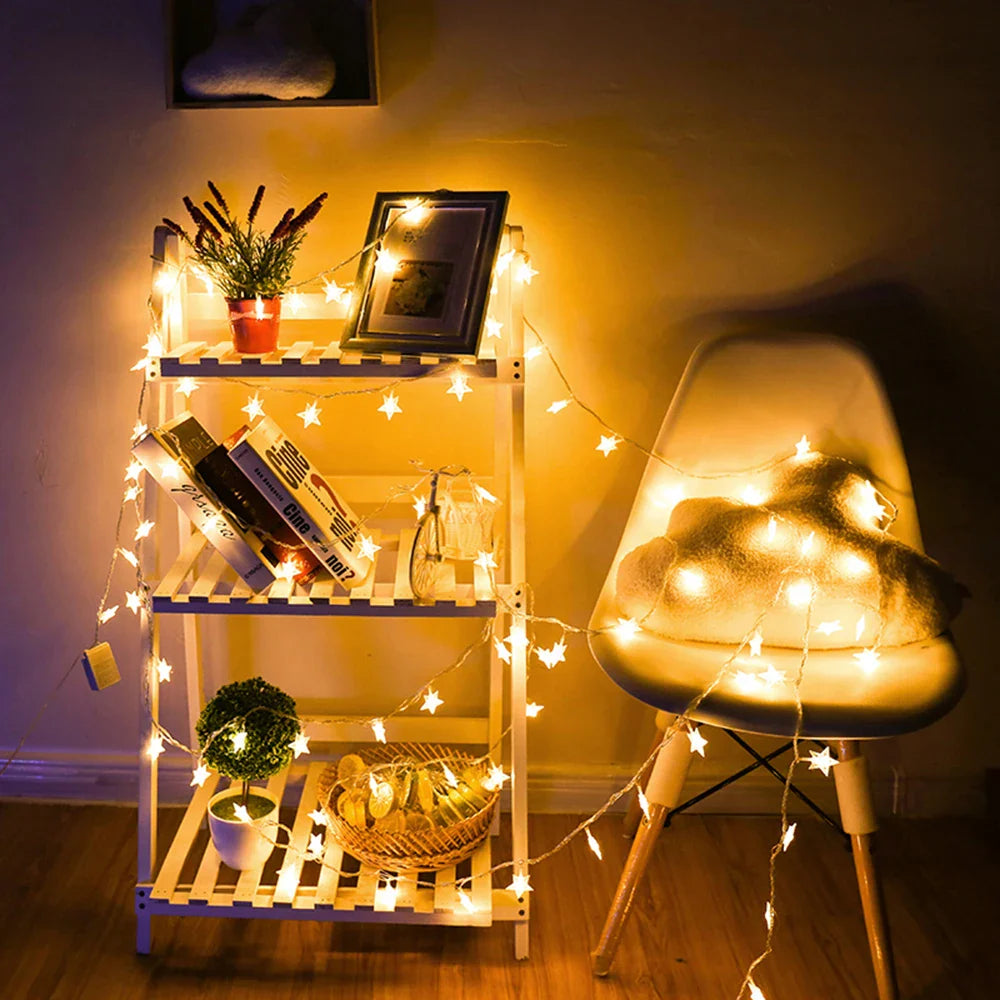LED Utendørs Fe Lys Julelys - Lyse Pærer for Bryllup, Fest, Jul & Hagedekor - Varme/Kalde/Flere Farger Alternativer