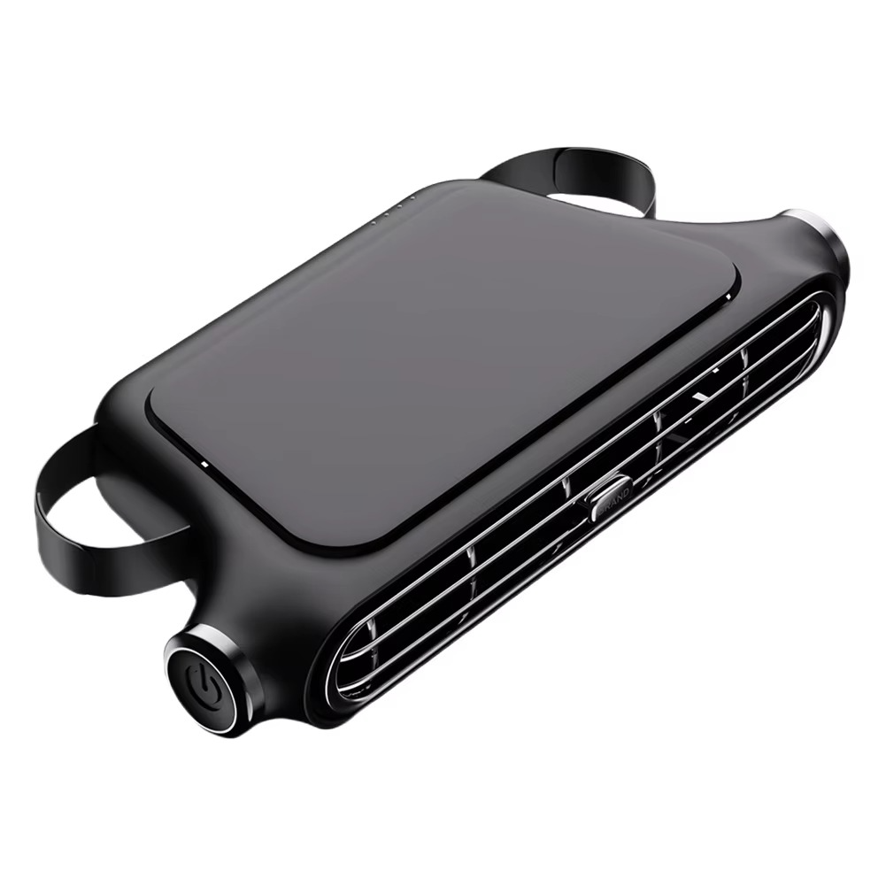 Norvo | Bil hodepute kjølevifte 3 hastigheter justerbar elektrisk bilsete vifte 5V/2A bil bakrests vifte bilinteriørtilbehør