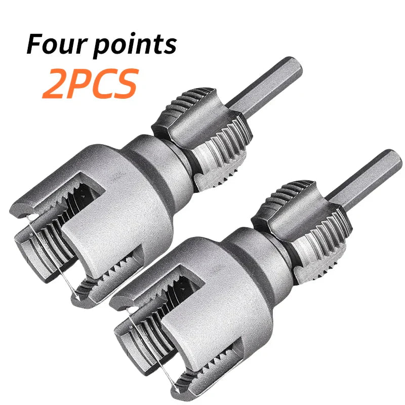 Norvo | Pipe Thread Reamer & Edge Cutter Drill Attachment Tool