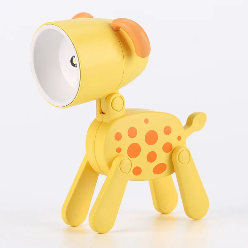 Norvo | Søt LED Nattlampe - Mini Hund, Hjort, Dinosaur Falt Bordlampe for Barnerommet