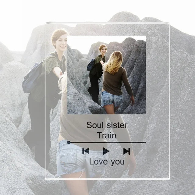 Norvo | Personlig 3D-foto-lampe: Individuell foto og tekst nattlys - Ideell for Valentinsdag, bryllup, jubileum, bursdagsgaver