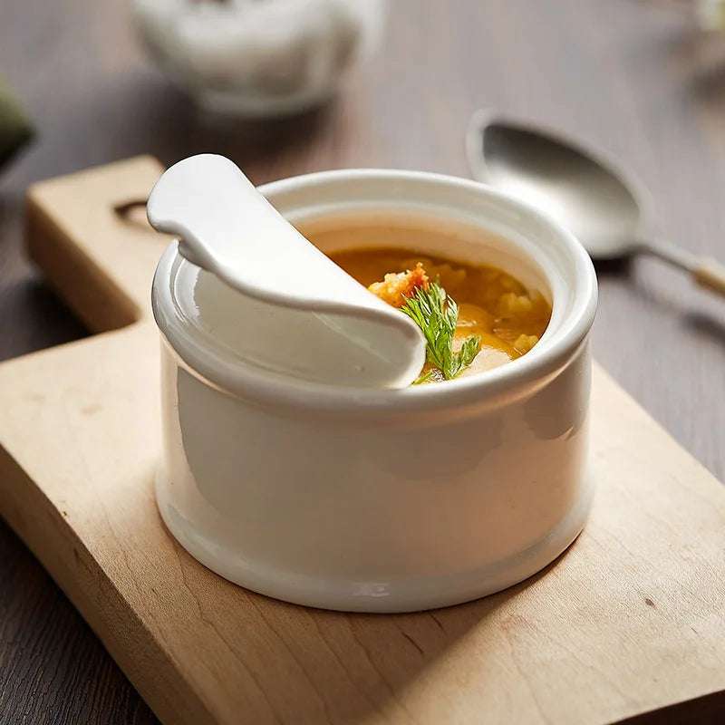 Norvo | Moderne fransk løksuppebolle – Premium keramisk suppe- og grytebolle