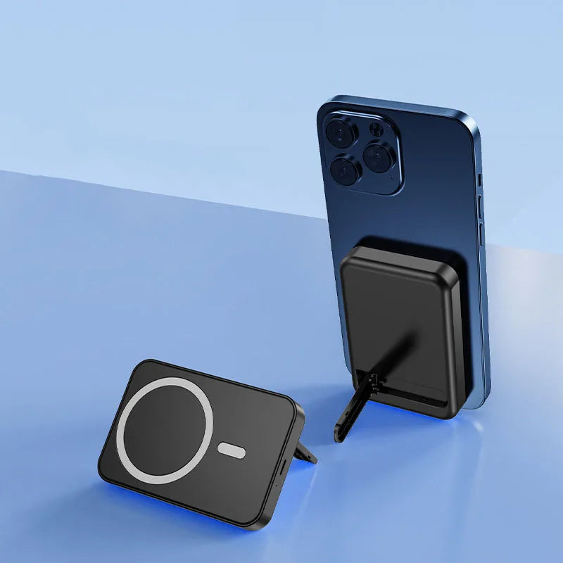 Norvo | Magnetisk Trådløs Power Bank med Stativ
