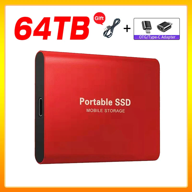 Norvo | Høyhastighets Ekstern Solid State Drive 1TB Bærbar Ekstern Harddisk ssd 2TB Ekstern harddisk ssd harddisk For Laptop Mac