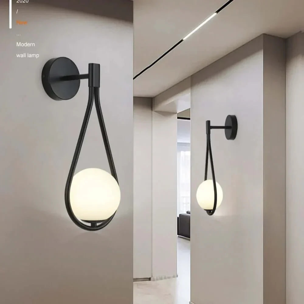 Norvo | Drop Luxury Glass Balls Vegglampe