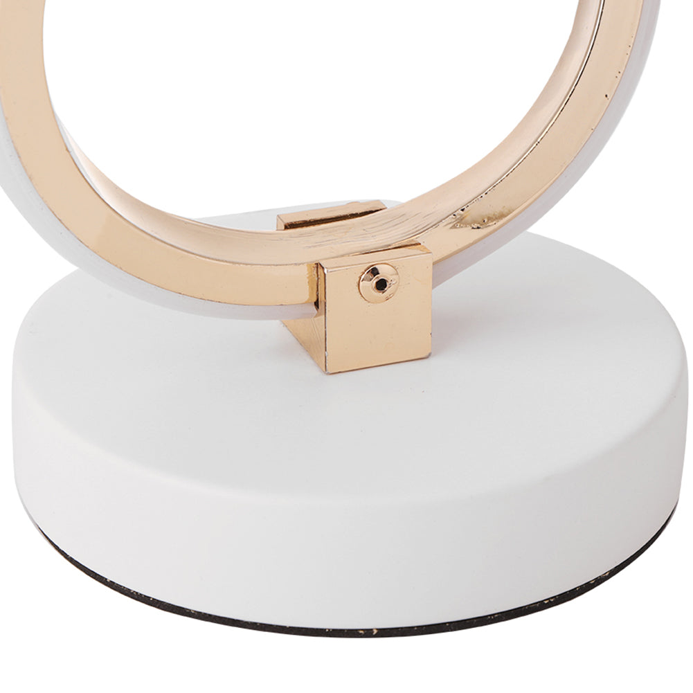 Norvo | SpiralGlow – Elegant LED Bordlampe med Koselig Varmt Lys