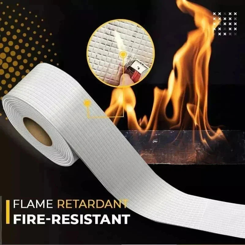 Norvo | Varmebestandig vanntett tape - Aluminiumfolie tykkere butylbånd for vegg-, basseng-, takfyllingsreparasjon - selvklebende duct tape
