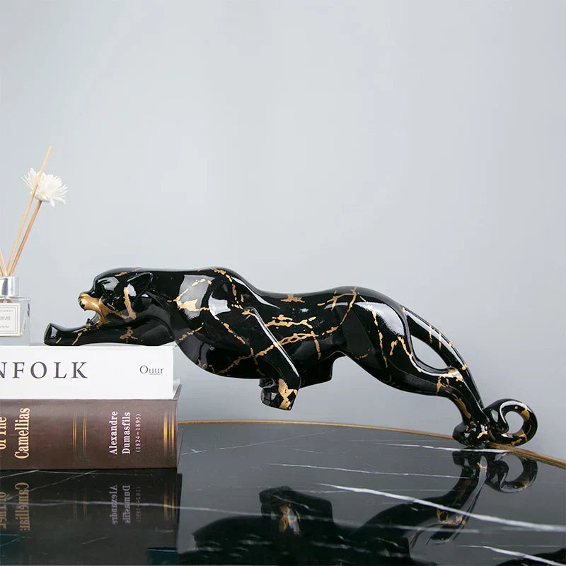 Norvo | Elegant Jaguar Steinskulptør
