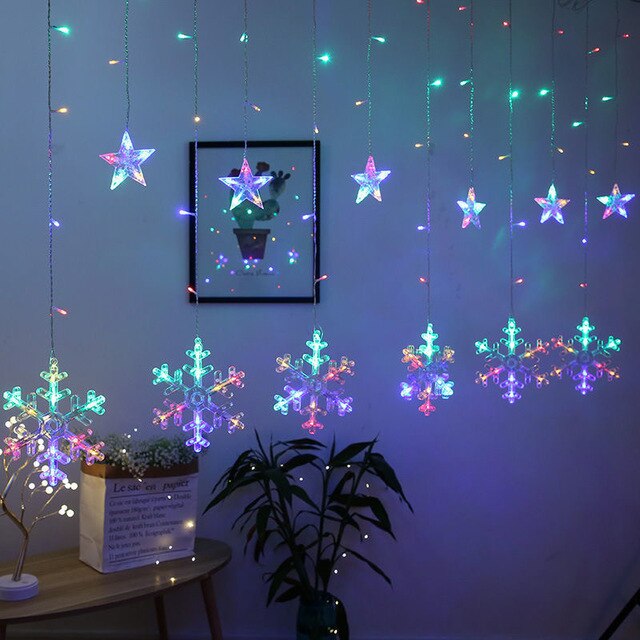 Norvo | Solar Måne Stjerne Lampe LED Lyskaster Dekorasjon