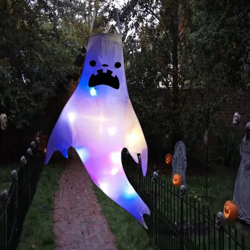 Norvo | Halloween Hengende Spøkelse Lys – LED Utendørs Dekor