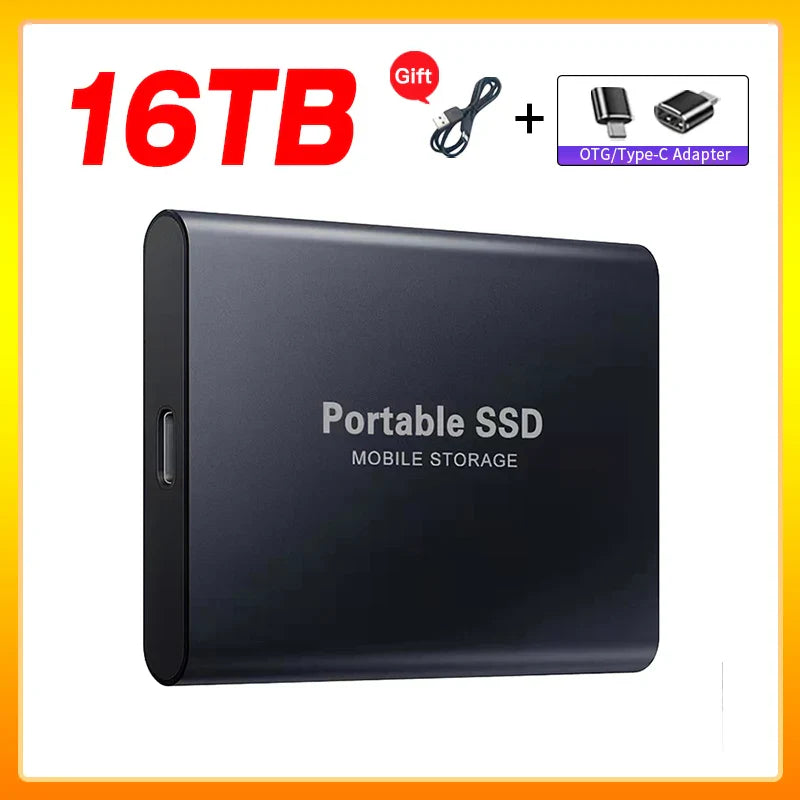 Norvo | Høyhastighets Ekstern Solid State Drive 1TB Bærbar Ekstern Harddisk ssd 2TB Ekstern harddisk ssd harddisk For Laptop Mac