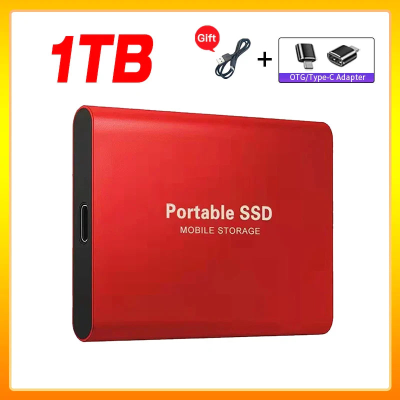 Norvo | Høyhastighets Ekstern Solid State Drive 1TB Bærbar Ekstern Harddisk ssd 2TB Ekstern harddisk ssd harddisk For Laptop Mac