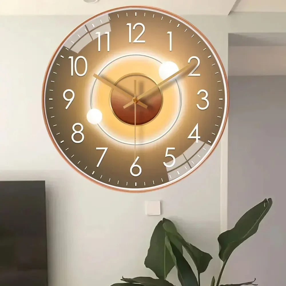 Norvo | SilentTime – Digital Veggklokke i Klassisk Stil