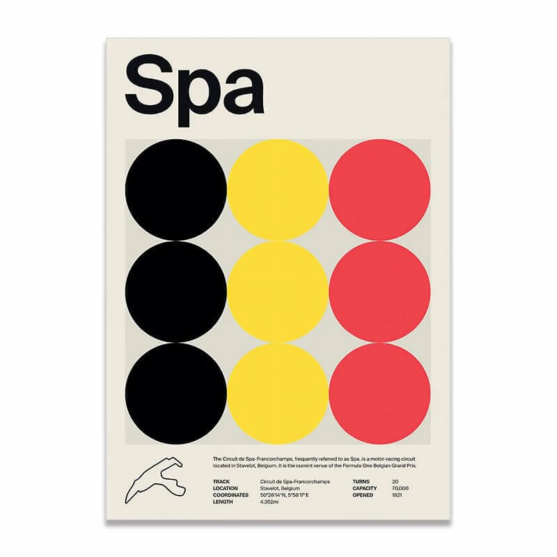 Premium plakat på lerret Kreativ Bauhaus