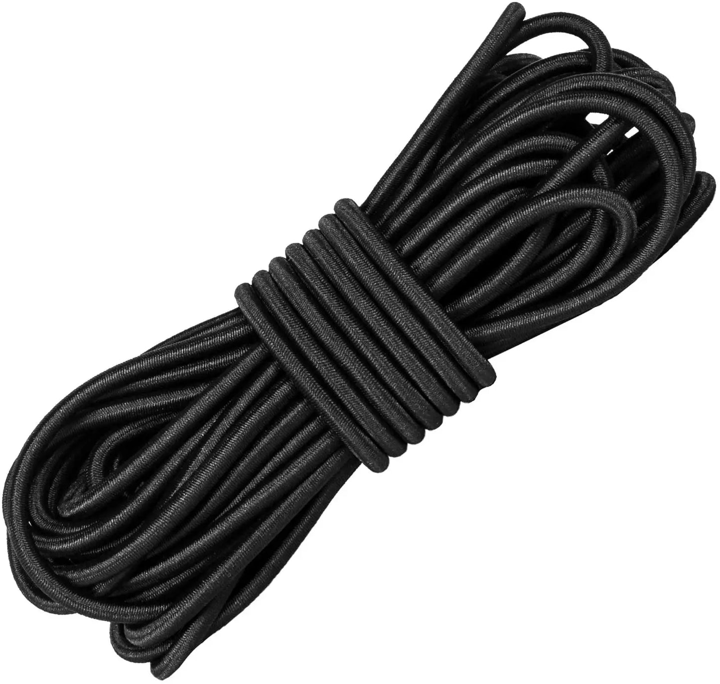 Norvo | Høykvalitets sterkt elastisk tau – Hvitt/sort gummibånd for DIY-søm og håndverk, tilgjengelig i 1/2/3/4/5MM
