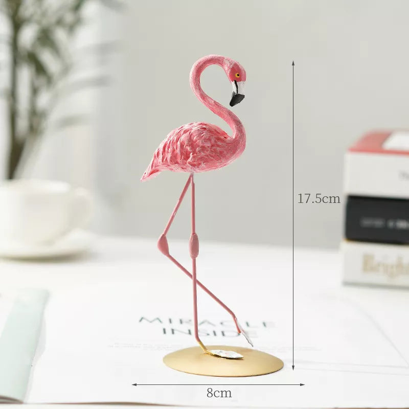 Norvo | Nordisk Flamingo Figur Figur Statue Skulptur Stue Kontor Bryllup Fest Ornamenter Hjem Dekorasjon Tilbehør