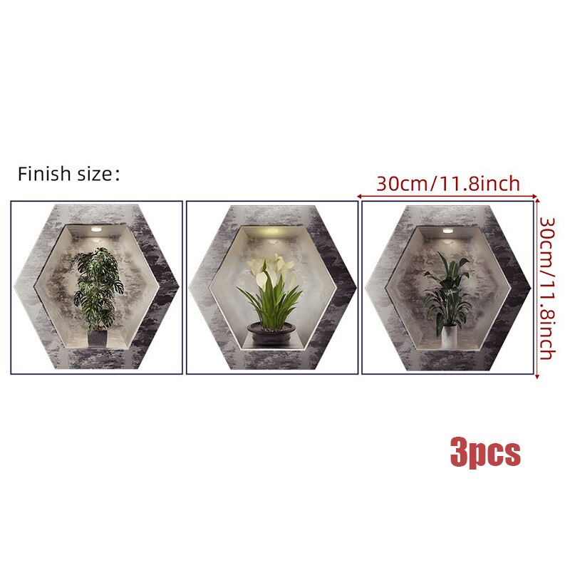 Norvo | Veggdekorative potteplante klistremerker