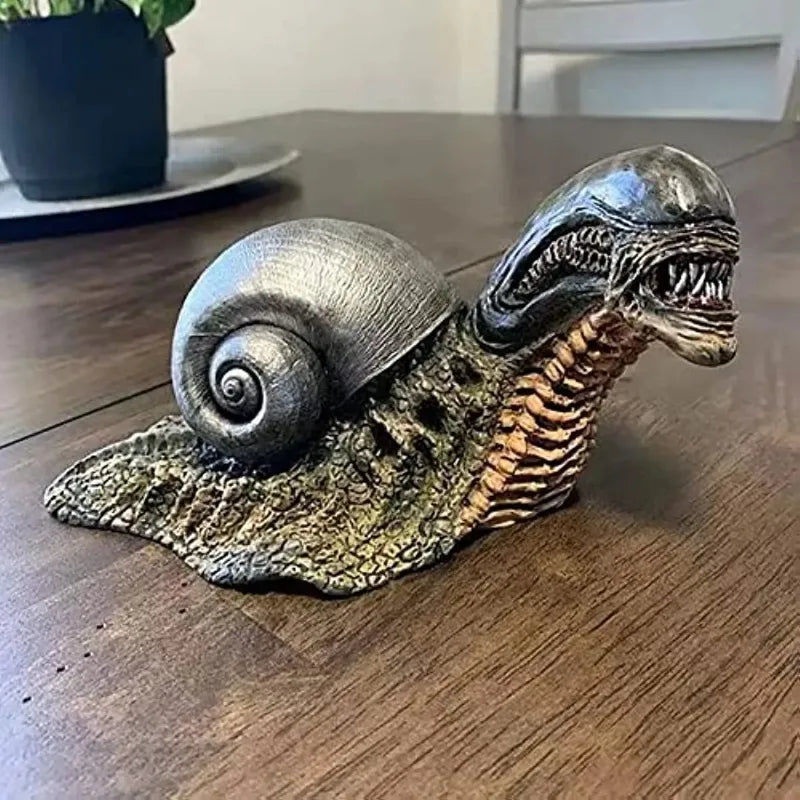 Norvo | Variasjon Snegle Statue, Resin Evil Snegle Skulptur Alien Elskerens Nye Favoritt Hjemmekontor Dekorasjon Hage Utendørs Dekorasjon