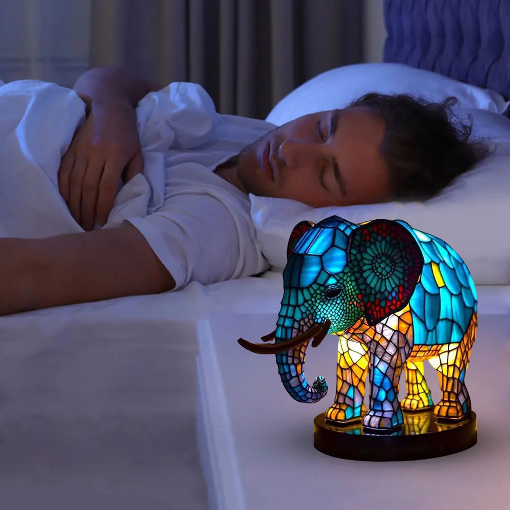 LumiFaune - 3D Lampe i Glass Dyre Dekorativ