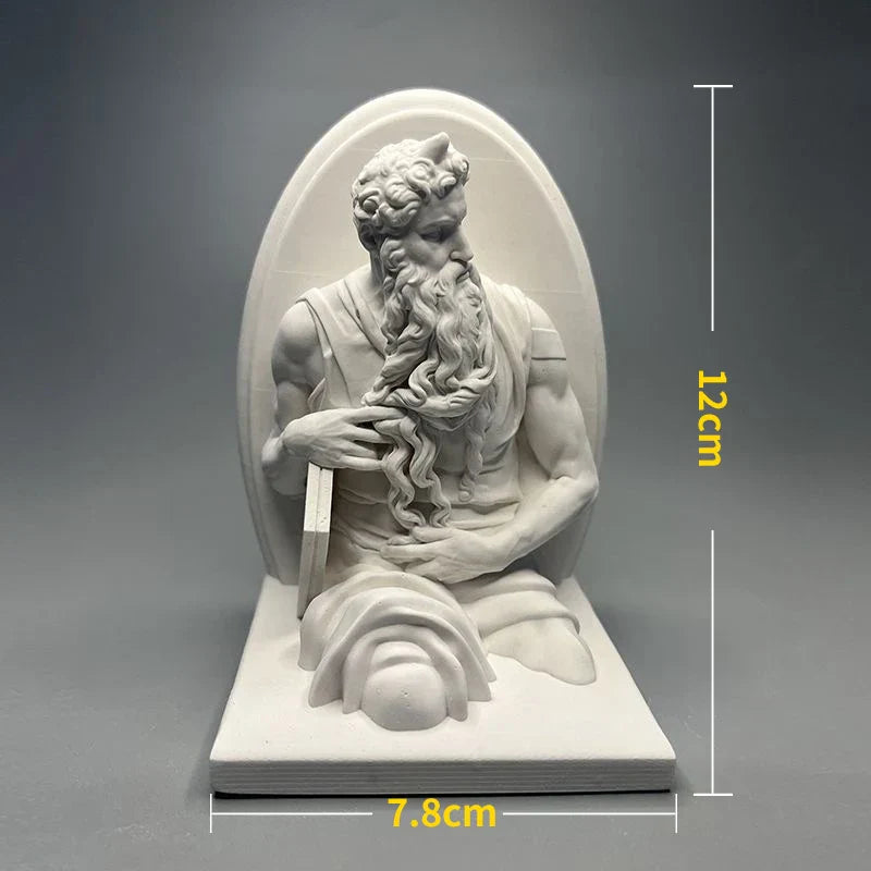 Norvo | Nordisk INS Stil Karakter Gips Statue DIY Malt Skisse Fotografi Rekvisitter Bord Dekorasjoner Hjem Kunst Gips Dekorasjon