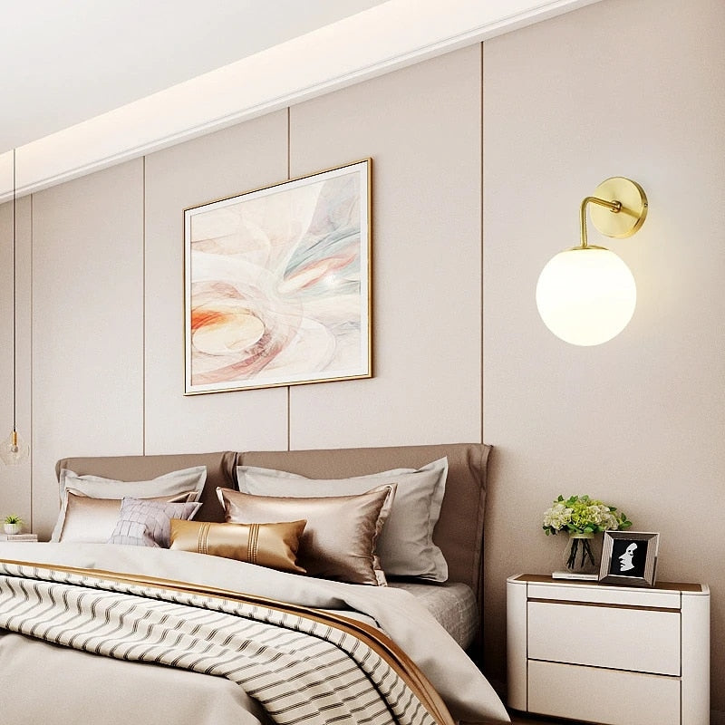 Norvo | SphereLuxe – Skandinavisk Vegglampe med Justerbart Lys