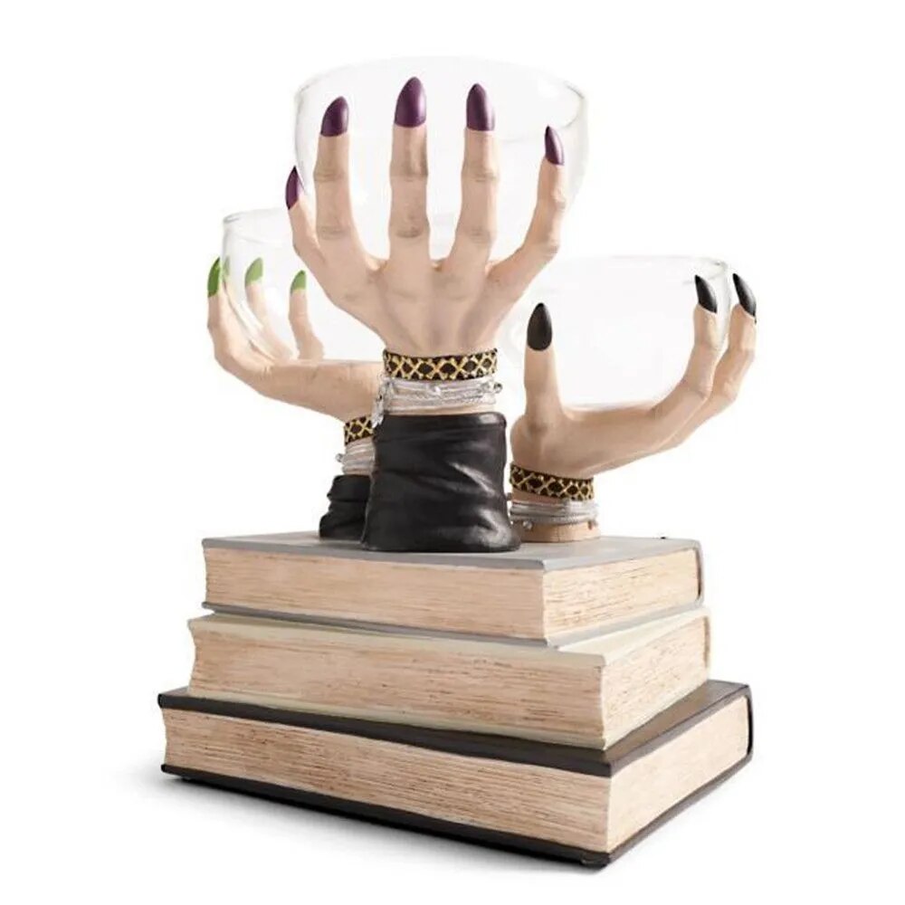 Norvo | Witch Hand Vintage Resin Party Snack Holder